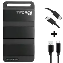TEAM TFORCE 1TB M200 EXTERNAL SSD HARD DRIVE, 2000 MBPS